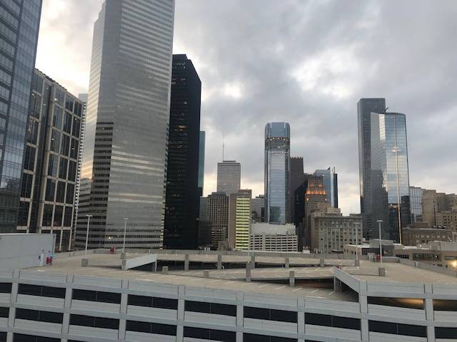 looking out at houston from conference