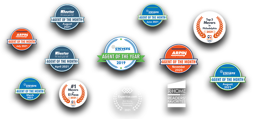 Moving Company Award Badges